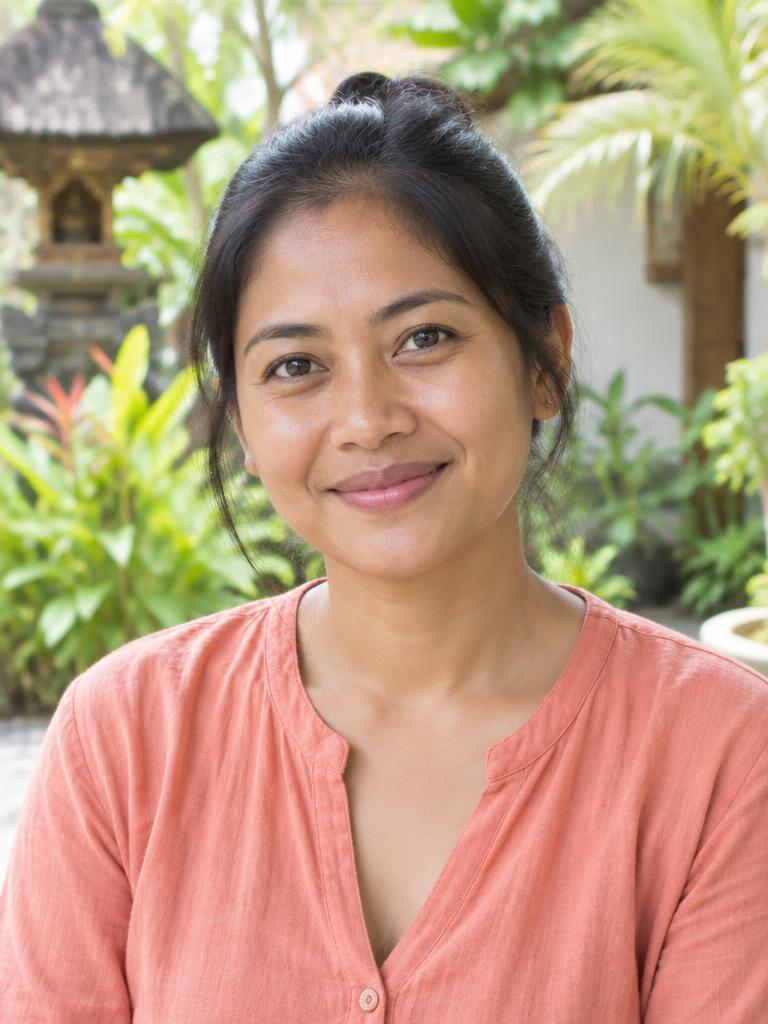 Portrait of nanny Sinta Maharani